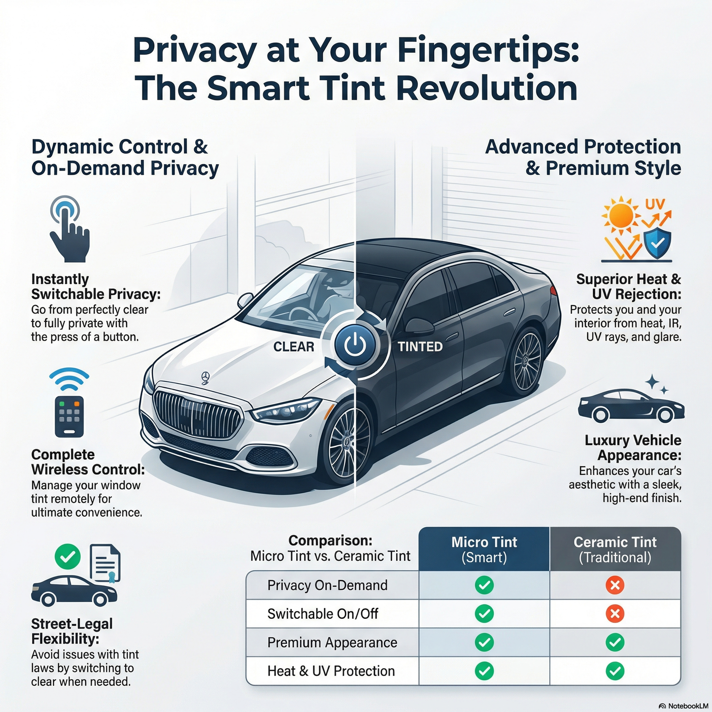 Micro Tint™ Smart Switchable Window Film